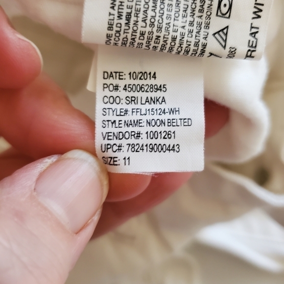 7182 * Lei Taylor Low-Rise Distressed Skinny Jeans White Denim Size 11 - Picture 6 of 14